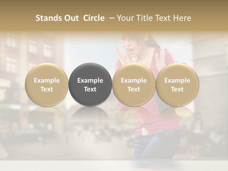 Pleasure Shopwindow Weather PowerPoint Template