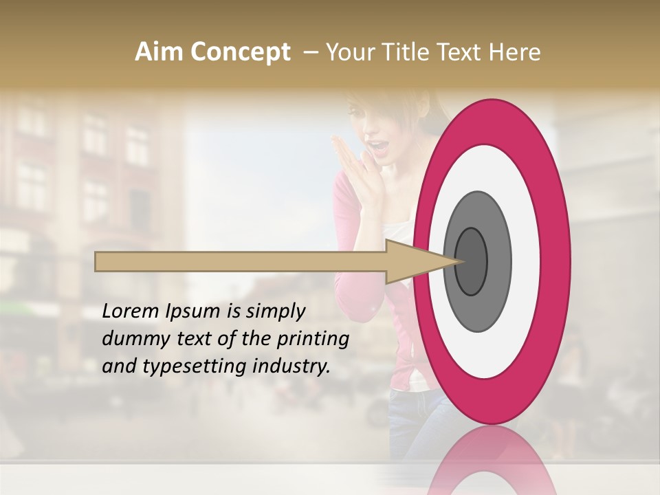 Pleasure Shopwindow Weather PowerPoint Template