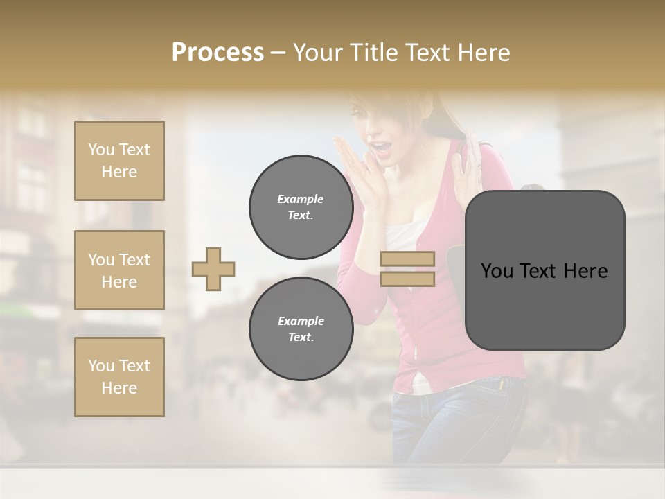 Pleasure Shopwindow Weather PowerPoint Template