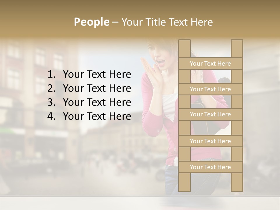 Pleasure Shopwindow Weather PowerPoint Template