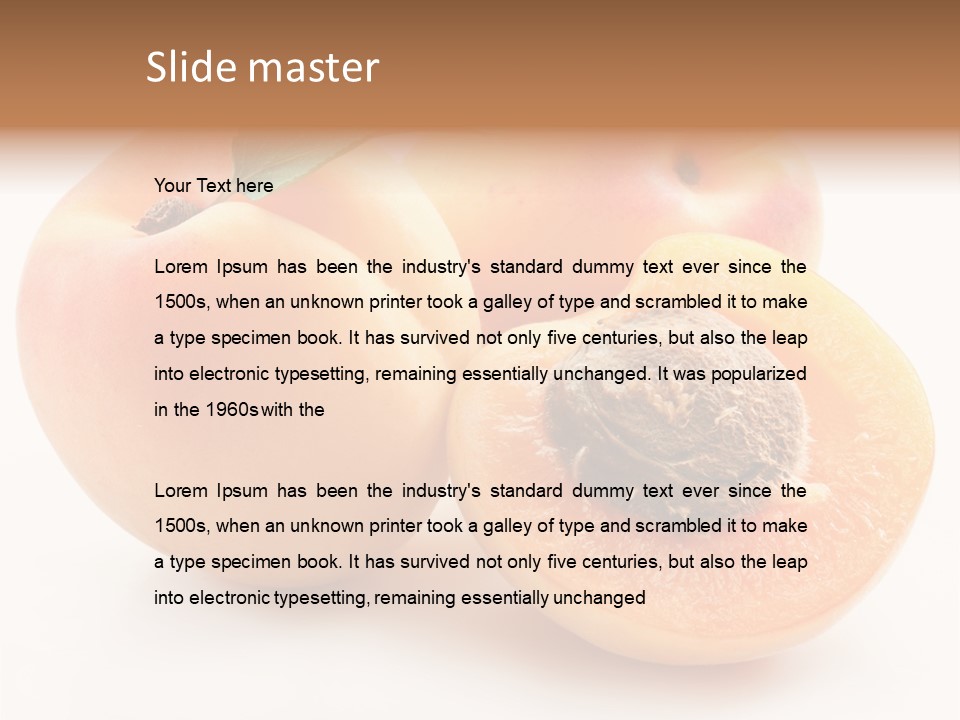 Orange Organic Macro PowerPoint Template