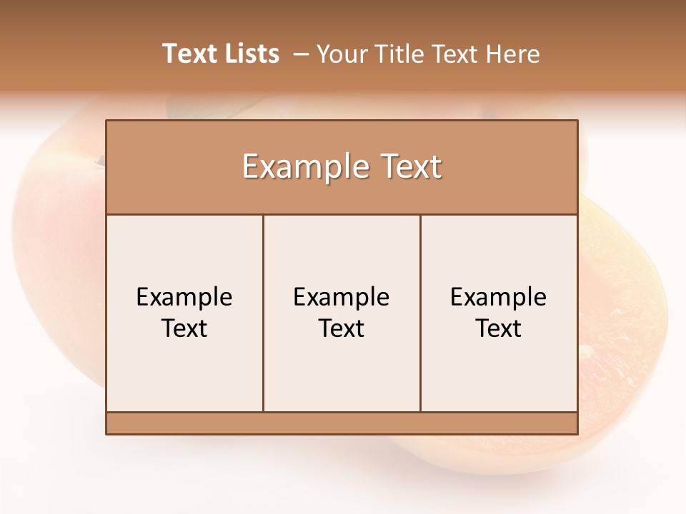 Orange Organic Macro PowerPoint Template
