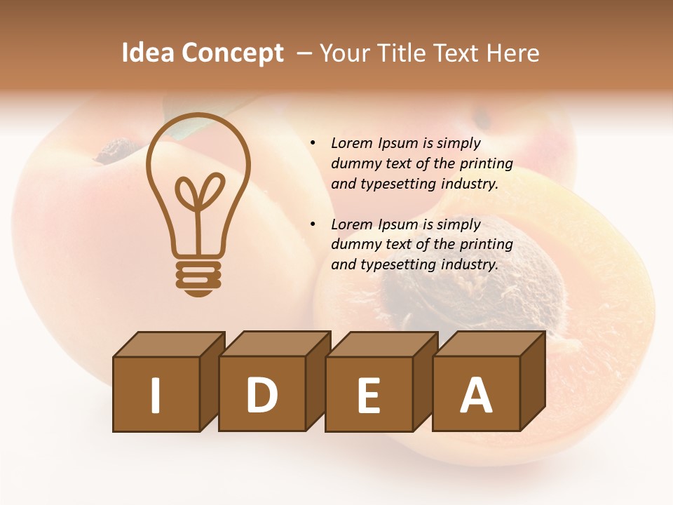 Orange Organic Macro PowerPoint Template