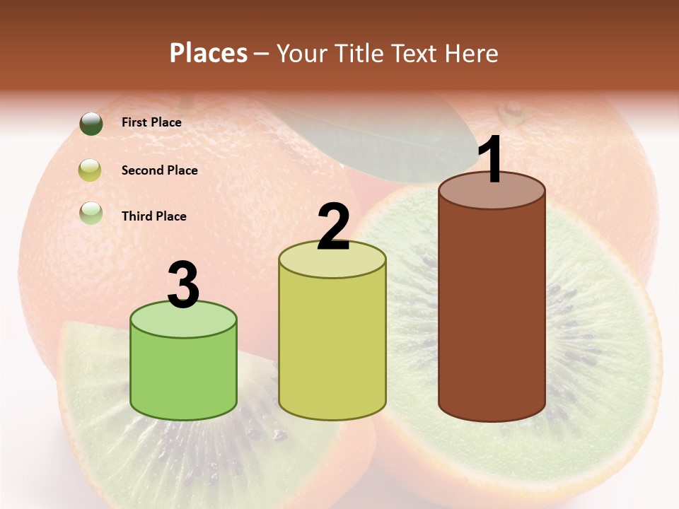 Different Isolated Kiwi PowerPoint Template