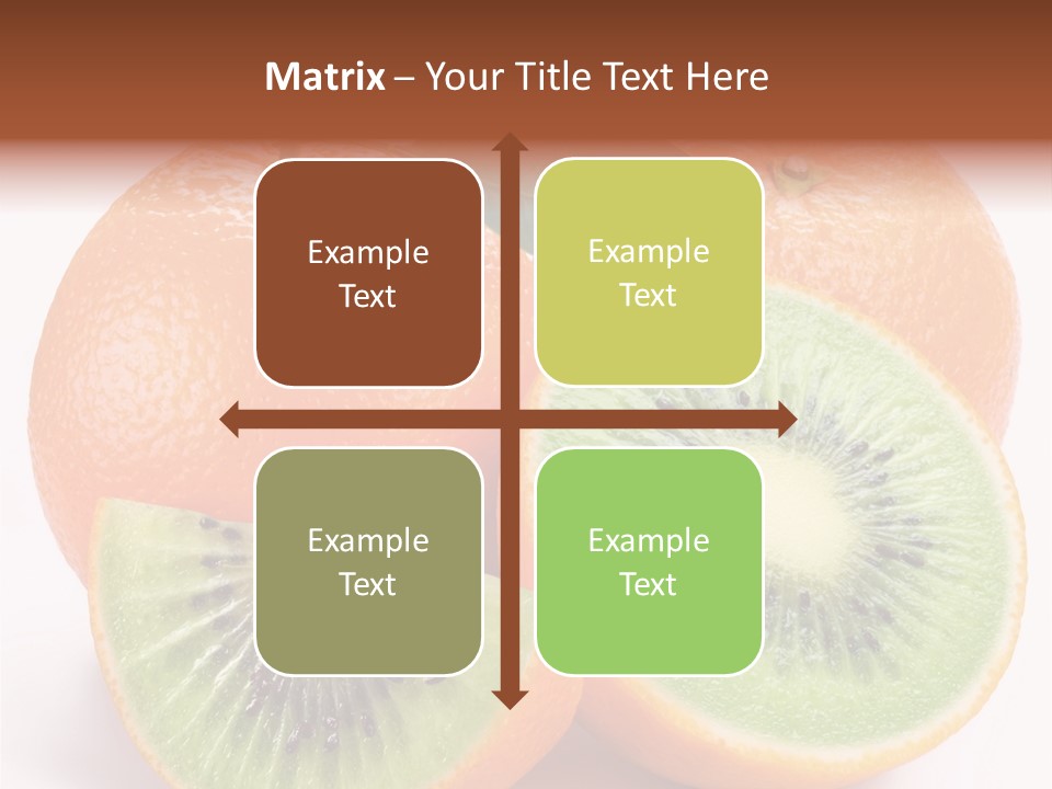 Different Isolated Kiwi PowerPoint Template