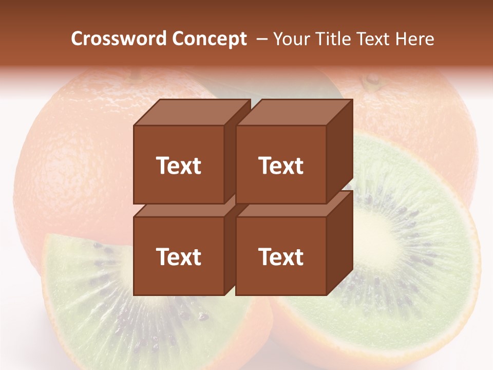Different Isolated Kiwi PowerPoint Template