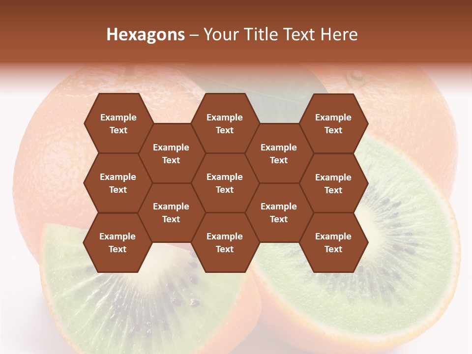 Different Isolated Kiwi PowerPoint Template