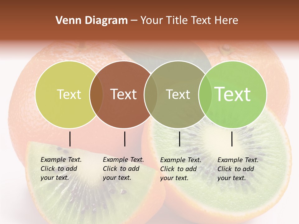 Different Isolated Kiwi PowerPoint Template