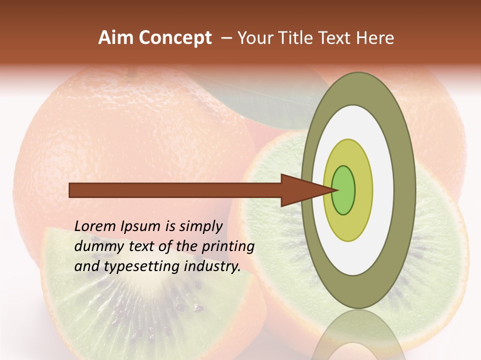 Different Isolated Kiwi PowerPoint Template