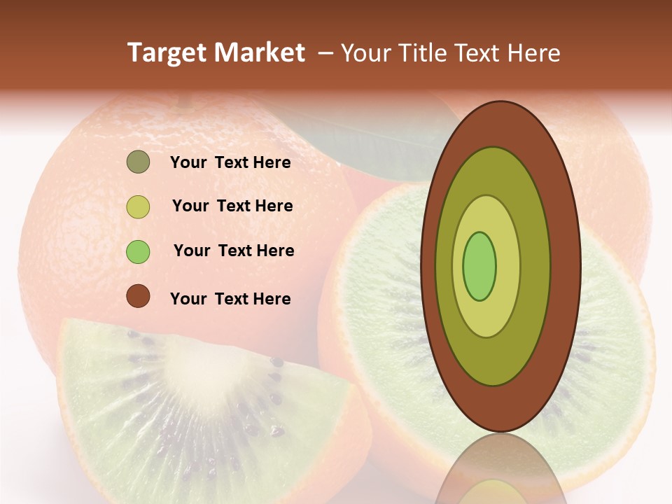 Different Isolated Kiwi PowerPoint Template