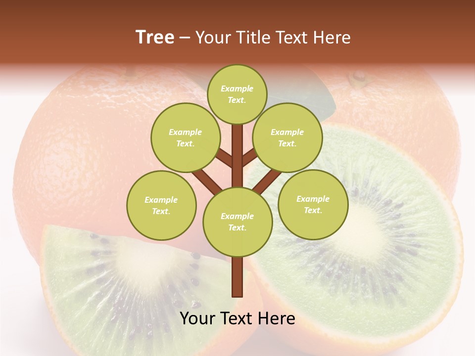 Different Isolated Kiwi PowerPoint Template