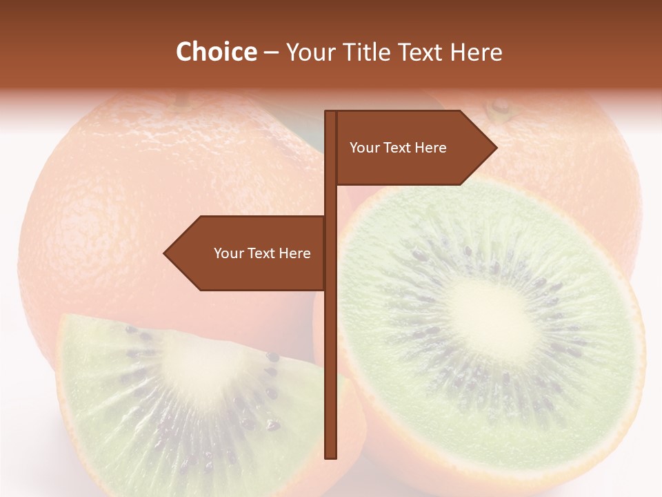 Different Isolated Kiwi PowerPoint Template