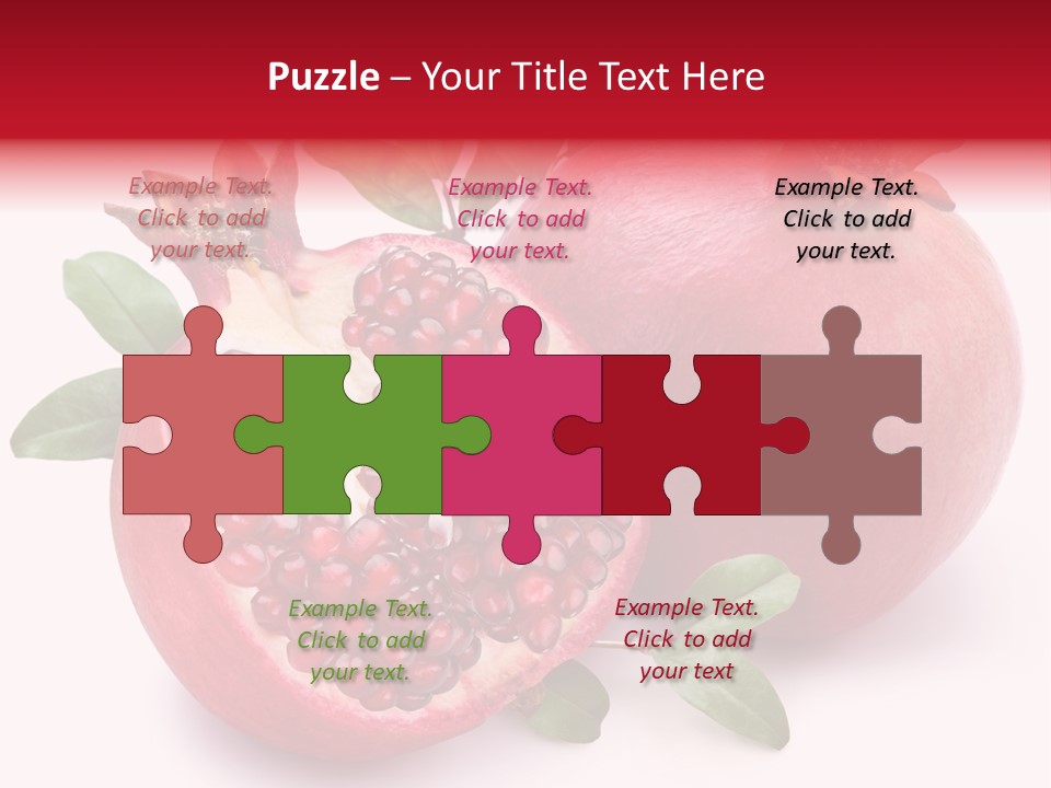 Piece Isolated Food PowerPoint Template