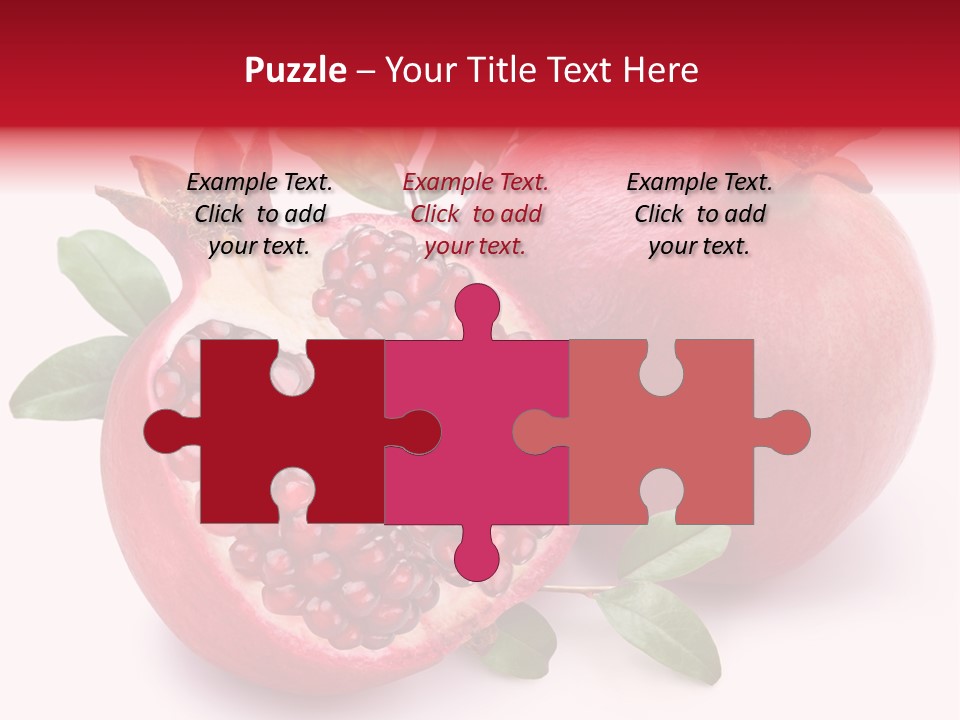 Piece Isolated Food PowerPoint Template