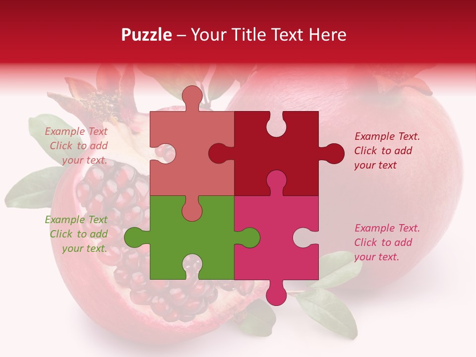 Piece Isolated Food PowerPoint Template