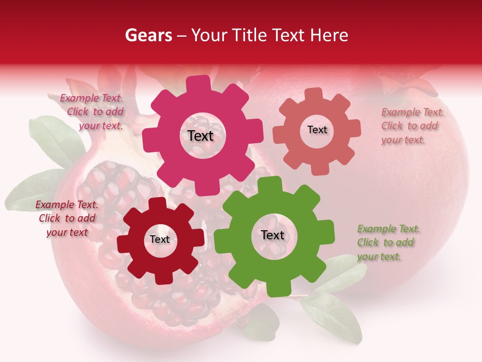 Piece Isolated Food PowerPoint Template