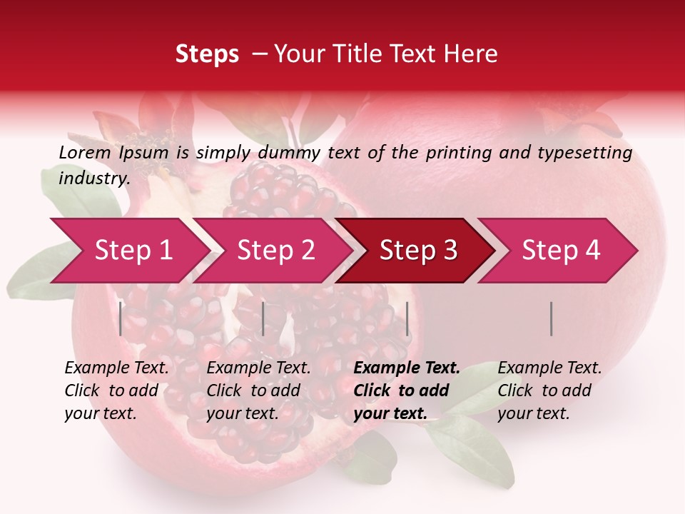 Piece Isolated Food PowerPoint Template