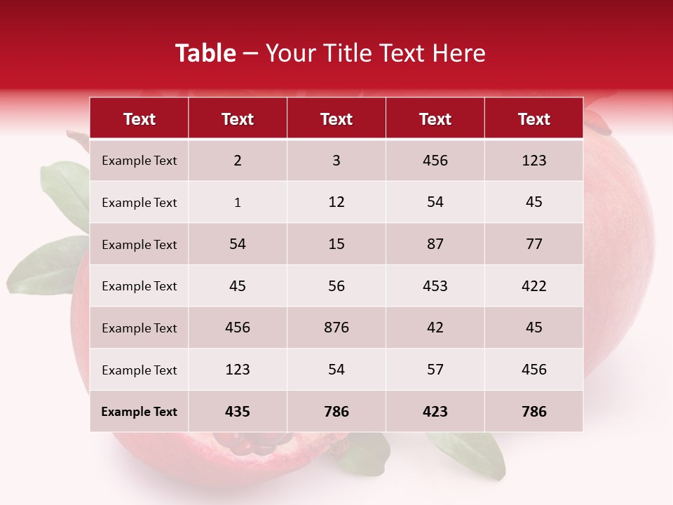 Piece Isolated Food PowerPoint Template