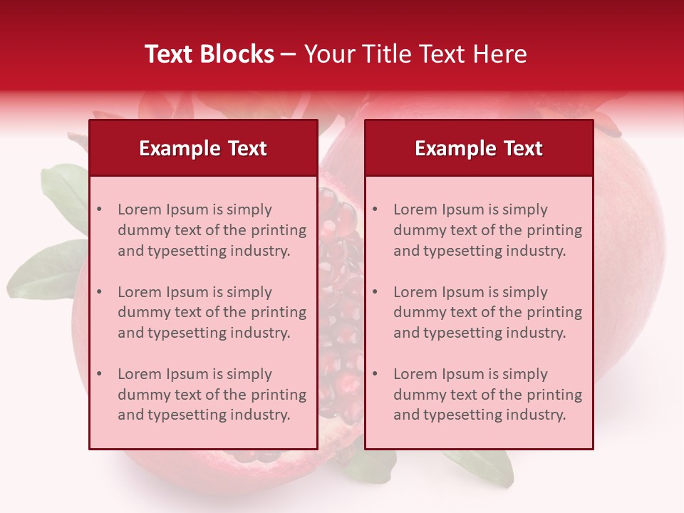 Piece Isolated Food PowerPoint Template