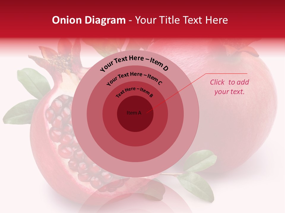 Piece Isolated Food PowerPoint Template