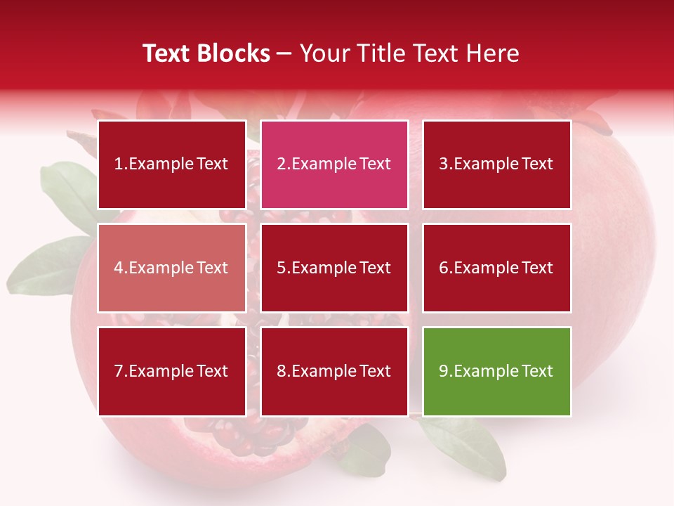 Piece Isolated Food PowerPoint Template