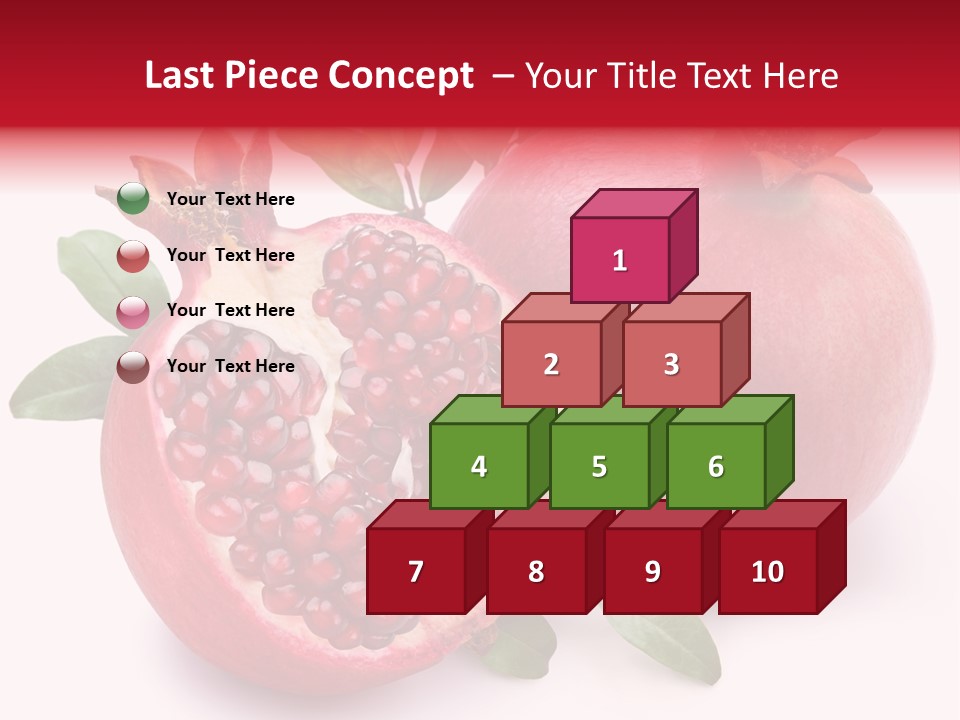 Piece Isolated Food PowerPoint Template