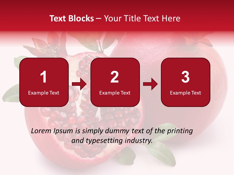 Piece Isolated Food PowerPoint Template