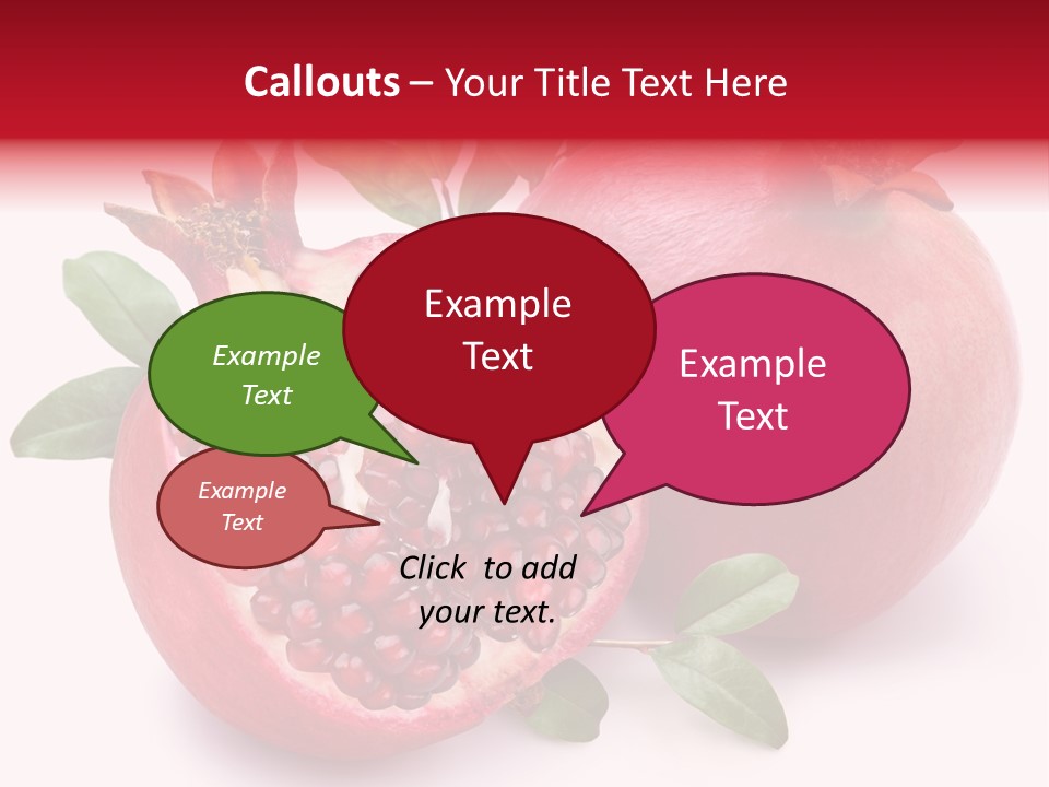 Piece Isolated Food PowerPoint Template