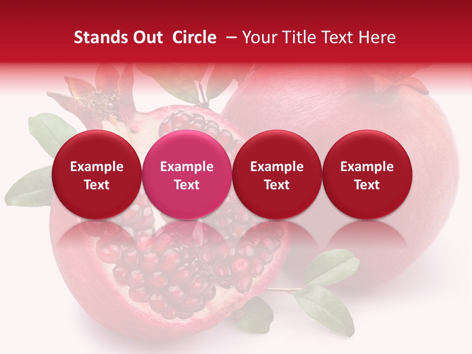 Piece Isolated Food PowerPoint Template