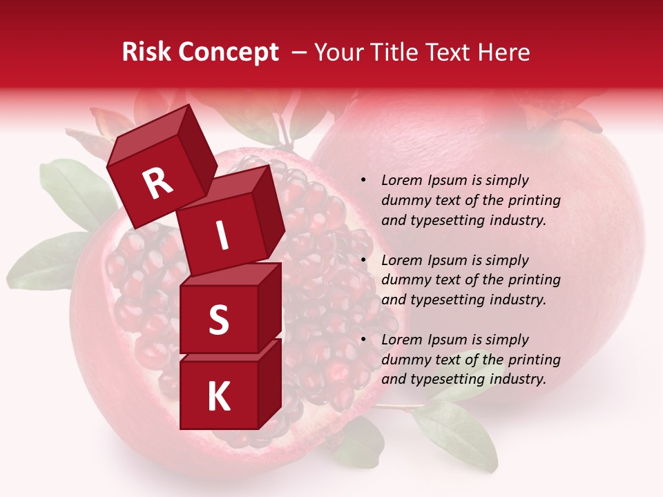 Piece Isolated Food PowerPoint Template