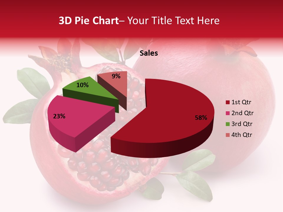 Piece Isolated Food PowerPoint Template