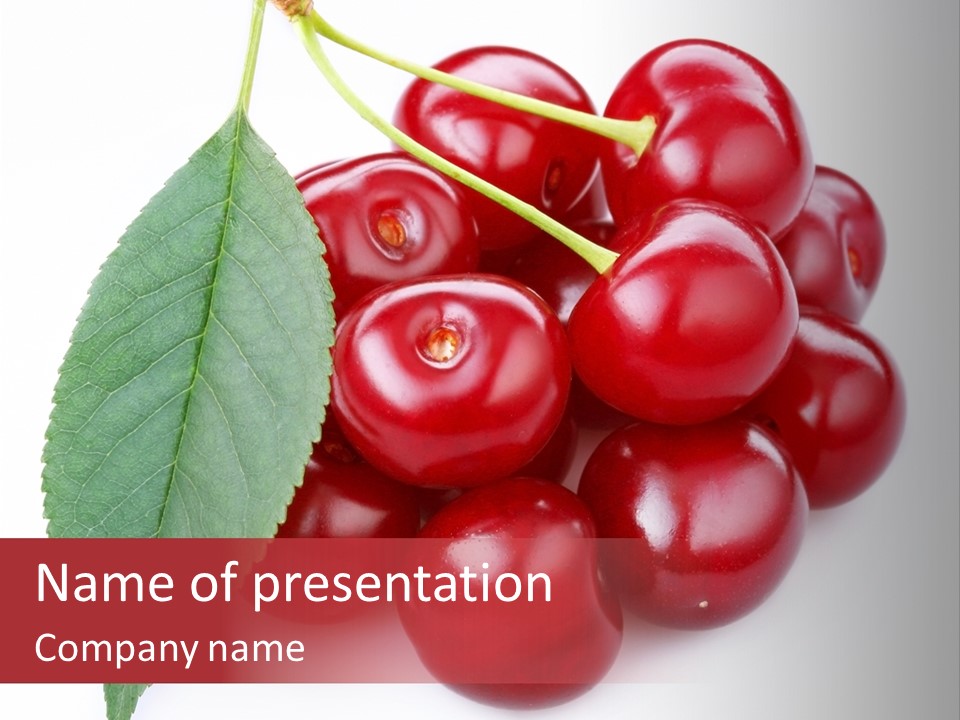 Green Berry Organic PowerPoint Template