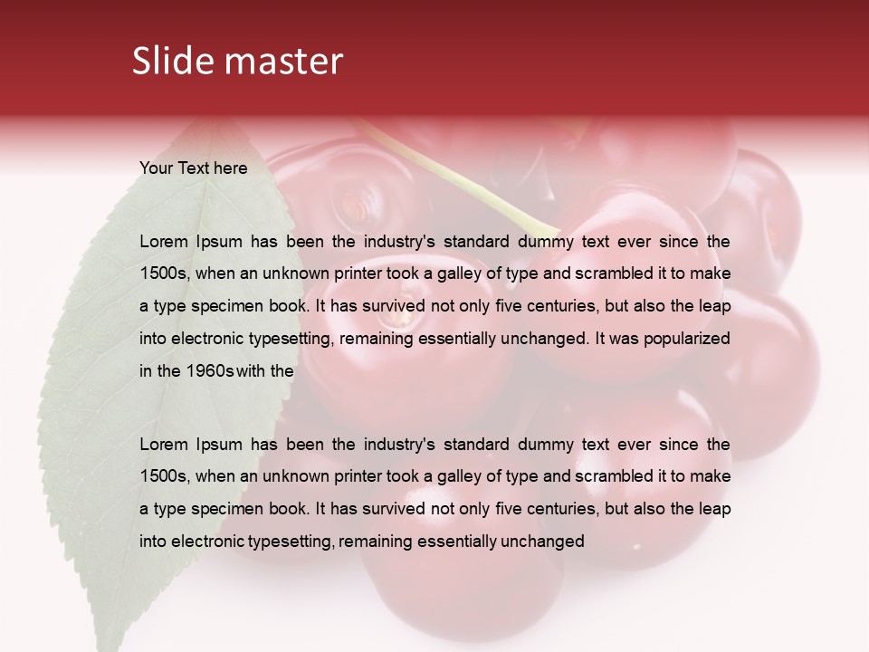 Green Berry Organic PowerPoint Template