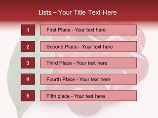 Green Berry Organic PowerPoint Template
