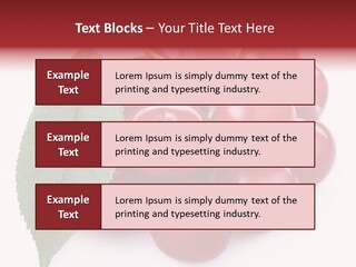 Green Berry Organic PowerPoint Template