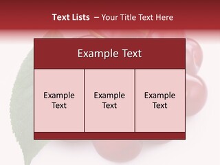 Green Berry Organic PowerPoint Template