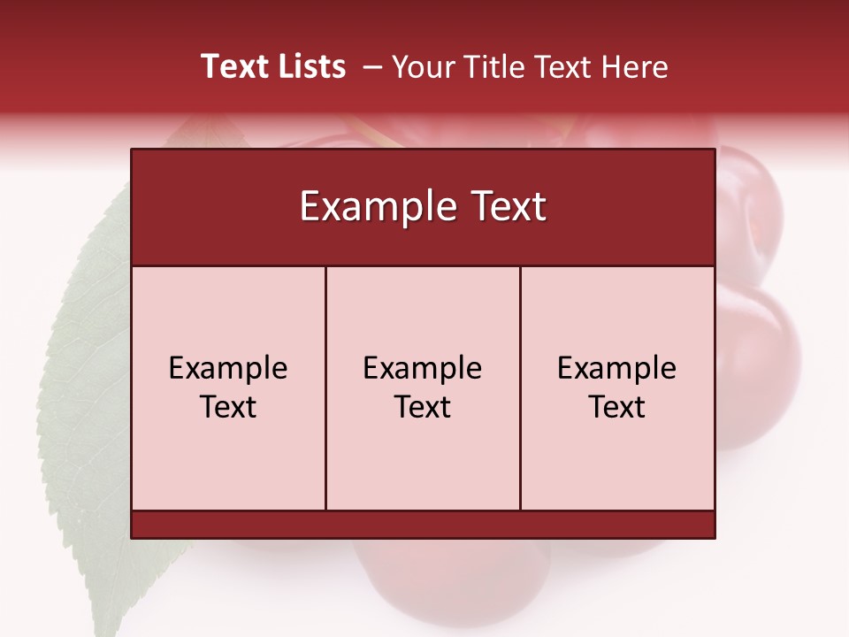 Green Berry Organic PowerPoint Template