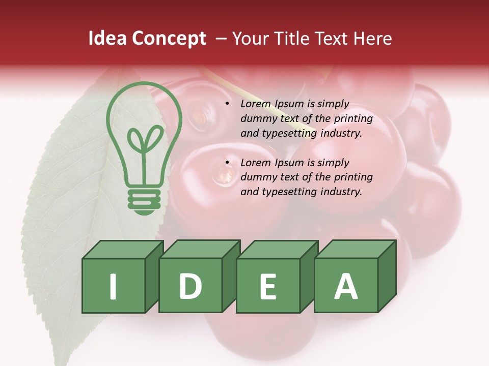 Green Berry Organic PowerPoint Template