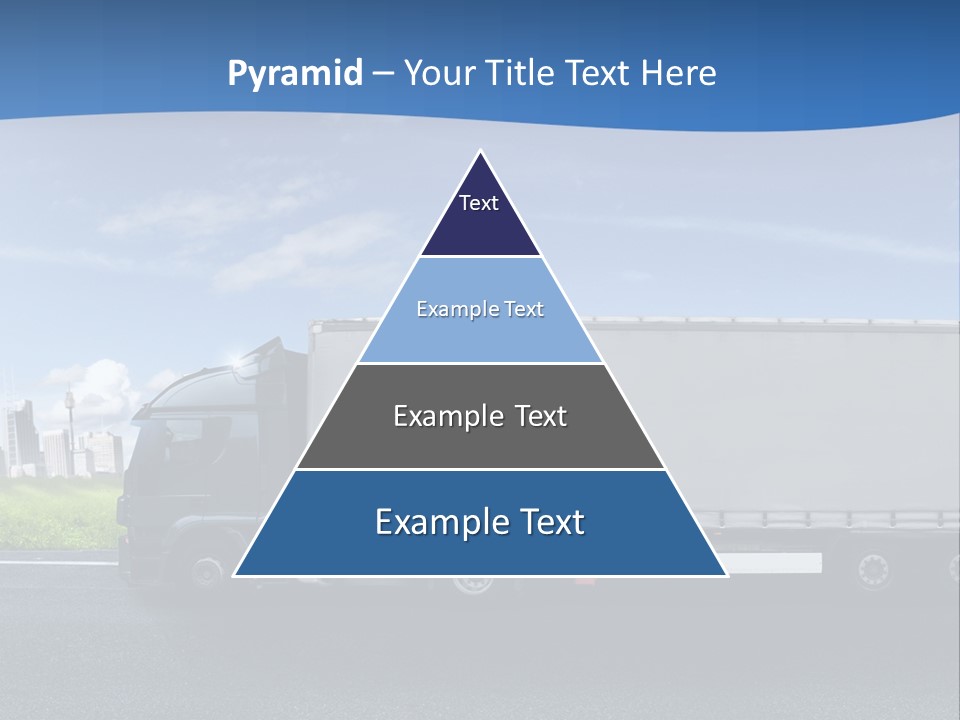 Fracht Wirtschaft Panorama PowerPoint Template
