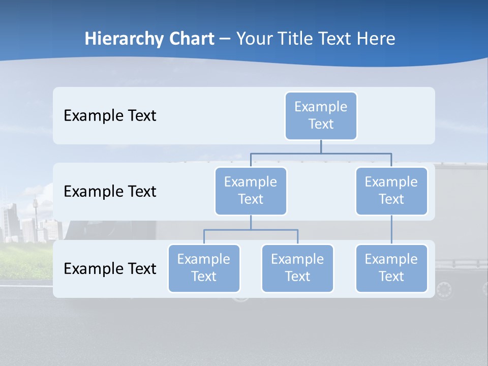 Fracht Wirtschaft Panorama PowerPoint Template