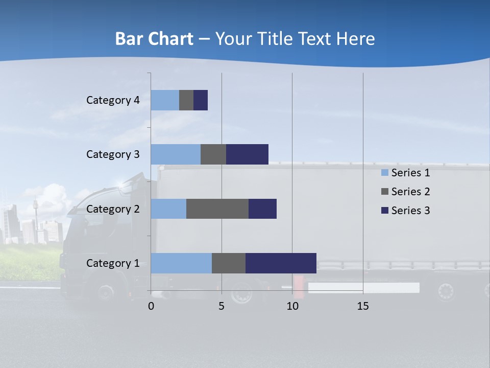 Fracht Wirtschaft Panorama PowerPoint Template