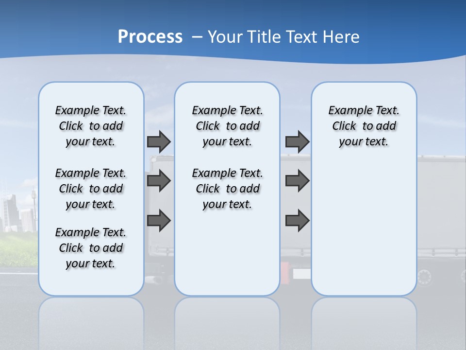 Fracht Wirtschaft Panorama PowerPoint Template