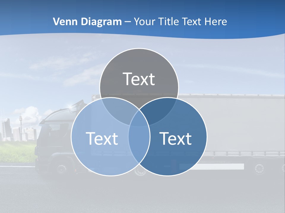 Fracht Wirtschaft Panorama PowerPoint Template
