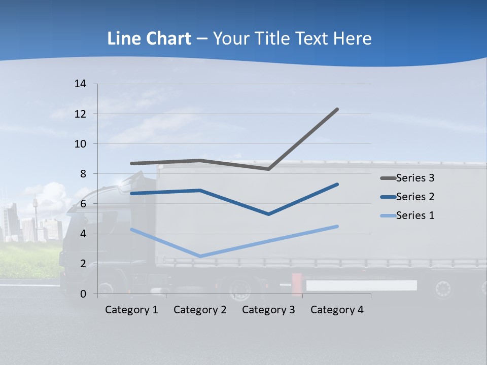 Fracht Wirtschaft Panorama PowerPoint Template