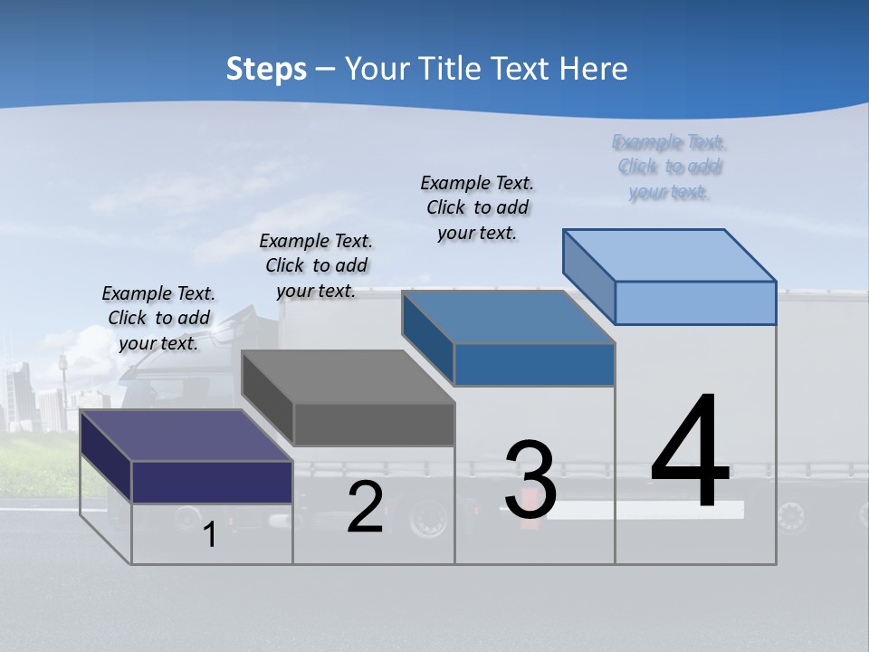 Fracht Wirtschaft Panorama PowerPoint Template