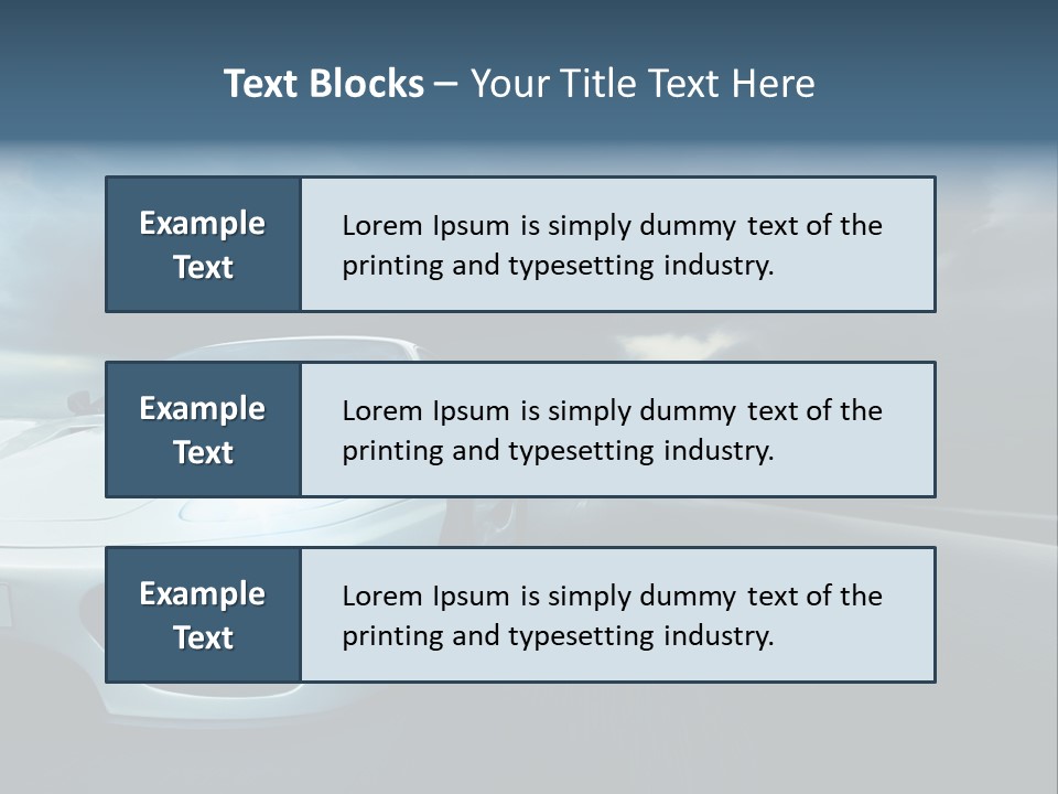 Rennwagen Beschleunigung Gef PowerPoint Template