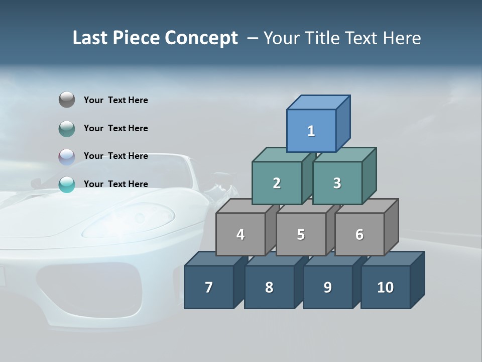 Rennwagen Beschleunigung Gef PowerPoint Template