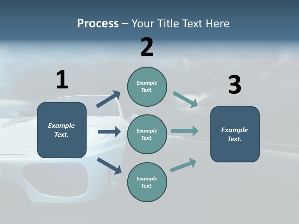 Rennwagen Beschleunigung Gef PowerPoint Template