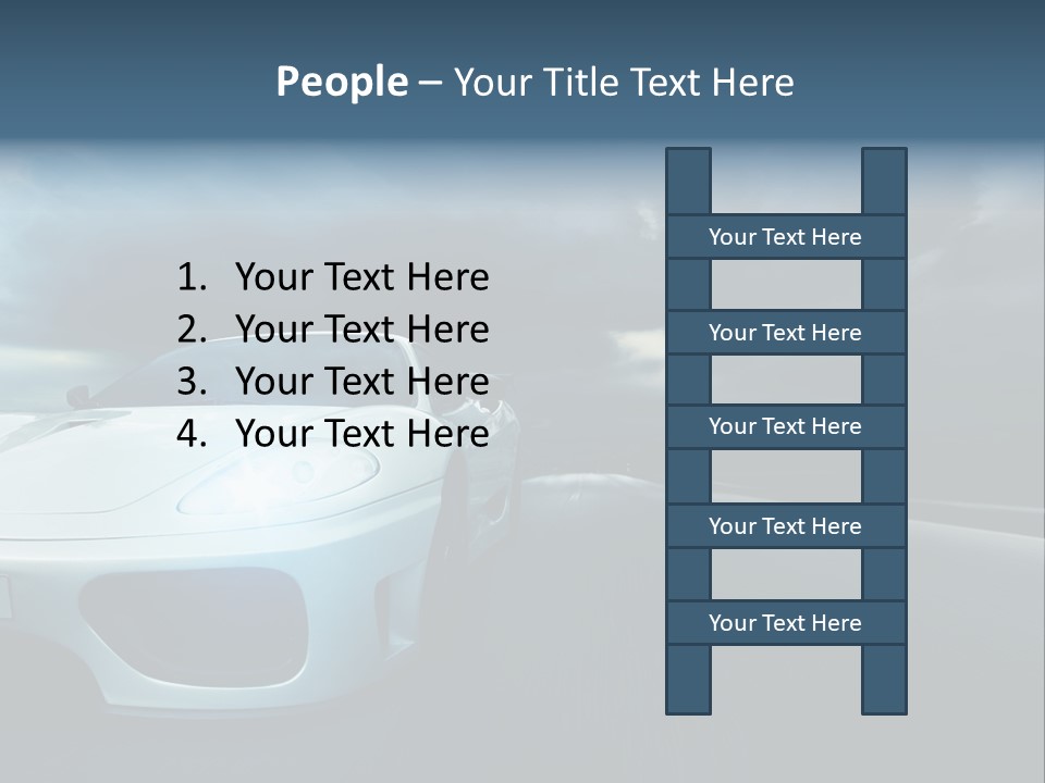 Rennwagen Beschleunigung Gef PowerPoint Template