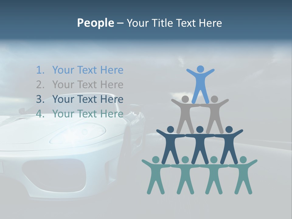 Rennwagen Beschleunigung Gef PowerPoint Template